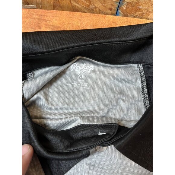 NEW Rawlings Gold Glove Club Polo Shirt Mens XL Polyester Baseball Top - Picture 6 of 7